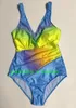 Groothandel badmode bikini regenboog gradiënt dikke vrouw plus size dikke vrouw een stuk badmode hoge taille bikinis 2019 bikini sets driehoek