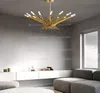 Postmodernista Złoty Luksusowy Żyrandol Light Lights Jadalnia Salon Kreatywna Wisząca Lampa Nordic Designer Bird Nest Designers Myy