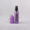5ml Flacon de parfum de maquillage en pulvérisation auto-pompe rechargeable en aluminium mini parfum