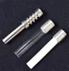 Ersättningsgänga Titanium Keramisk Quartz Tips Nail For Nectar ColleKits Micro Nectar Collector v4 kit Gr2 Titanium