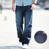 Europe and America Men's retro jeans loose men denim plus size 27-48 fat nostalgic straight trousers