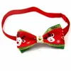 fashion 10 style Christmas pet bow ties dog tie Dog bow ties collar accessories cat bow tie Collars home pet wareT2I5663