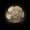 Yulaili Africano Pattern Padrão decorativo Big Flower Fashion Moda grossa Brincho de colar de anel Design de anel Dubai Jóias de ouro SE3869803
