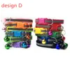 100 Design Justerbara Pet Collar With Bell För Cat Dog Halsband Slitstarkt nacke Dekoration Tillbehör Pet Supplies