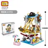 LOZ Building Block Modelo Development Toy, Parque de Playground DIY, Roda Ferris, Merry-Go-Round, For Partido de Aniversário Kid Gift Gift