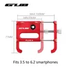 GUB Universal Bicycle Smart Phone Holder Support for 3.5-6.2" Aluminum MTB Bike Motorcycle Handlebar Mount Handle Phone Stand1