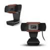 Webcam 480P 720P 1080P Caméra Web Full HD Streaming vidéo Caméra de diffusion en direct avec microphone numérique stéréo dans une boîte de vente au détail