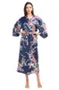 Tokyo Fashion Japan National Trend Women Sexy Kimono Yukata Novelty Evening Dress Japanese Cosplay Costume Bath Floral gown robe