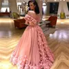 Luksusowa Księżniczka Off Ramię Płatka Balowa Suknia Prom Dresses Backless Robe de Soiree Vestido de Festa Dress Dress Pagew Formalna Dress