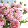 3 heads peony artificial flowers manufacturers silk flower western rose home decoration wedding wall fake flowers1076920