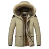 Bontkraag Capuchon Uomo Inverno Jas 2019 Nuova moda Calda fodera in lana Uomo Jas e Winddicht Maschio Parka casaco m -5XL