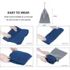 3 Layers Inflatable Foot Rest Pillow Kids Adults Airplane Bed Adjustable Height Travel Pillow for Leg During Long Haul Flights C2908786