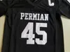 Boobie Miles 45 Friday Night Lights Movie Football Jersey med C Patch Permian Willie Beamen # 13 En given söndag Jersey New Black Stitched