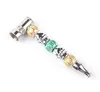 New Aluminum Bead Skull Head Pipe Colour Bead Removable Short-mouth Totem Pipe Metal Tobacco Tool