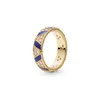 gold ring for men blue stone