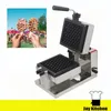 Yeni Popüler Petek Şekilli Waffle Makinesi Elektrikli Moda Döner Waffle Yapma Makinesi Ticari Küçük Snack Makinesi