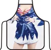 Fashion Sexy Man Women Muscle Printed Apron Bibs Home Cooking Baking Party Funny Cleaning Aprons Kitchen Accessories DHL Free Shipping