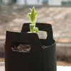 أكياس زارع حقيبة زراعة النباتات مع الأشرطة مقبض 1 إلى 3 غالون النسيج تنمو الأواني غير المنسوجة تنفس نفاذية قابلة للتحلل الأسود