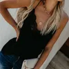 Fashion Women Summer Vest Camis Sans manches Crops tops dames en dentelle sexy