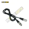 Gorąca sprzedaż 10 sztuk/partia 2 metry długości 3 Pin połączenie sygnału kabel DMX szybki materiał metaliczny na scenę/dDJ/imprezę