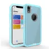 Heavy Duty Clear Robot Defender Cases Transparent for iPhone 14 13 12 11 XS MAX Samsung note 20 Ultra S22 A53 Shockproof Case with OPP Bag