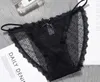 Mutandine perizoma in pizzo nero Scava fuori Slip Mutandine per bikini Mutandine per donna Intimo per donna Panty Fashion Comodo Shortie trasparente Lingerie 8 disegni