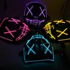 Halloween Mask Gadgets With LED Lights Basic and Voice-activated Verstions Optional 10 Colors Fancy Masks For Cosplay Party Holiday Hot