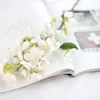 Japanese Sakura Flower Vivid Cherry Blossom Plant Fake Cloth Sakura Wedding Party Living Room Office Shop Decoration Flower