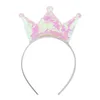 10pcs / lot Fashion Rainbow Rainbow Réversible Crown Crown Bands de poils pour fille Double-Côté Bandeau Headmade Accessoires pour enfants pour enfants1