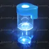 Fumar plástico vidro luz levou ar apertado provocação armazenamento magnifying stash frasco vendo recipiente vácuo selo plástico caixa de comprimido caixa