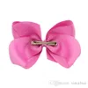 40 Colors 6 Inch Fashion Baby Ribbon Bow Hairpin Clips Girls Large Bowknot Barrette Kids Boutique Bows Children Hair Accessories