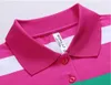 Zomer tops vrouwen polo shirt gestreepte katoenen korte mouw dame t-shirt tee ademend poloshirt M-4XL