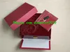 Högkvalitativ röd navklocka Papers Card Wood Present Boxes Handväska för Bang King Power Diver 311 SX 1170 Gr Man Woman Gift Watch B268H