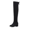 뜨거운 판매 - 무릎 높은 여성 패션 트렌드 겨울 허벅지 부츠 신발 HF004