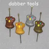 De handschoenen van Thanos Design Wax Dabber Tools 120mm DAB JAR Tool Metal Titanium Nail voor Dry Herb Vaporizer Atomizer Vape DHL
