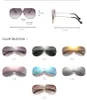 2020 Sunglasses New men sunglasses Retro Women Wide Leg Sunglasses Female Black Shades 7 color Shipping