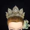 Novos cristais de luxo, coroas de noiva, tiaras, bandana, joias de casamento, festa de aniversário, princesa, coroa, decorações de cabelo, joias, joias