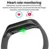 M4 inteligente Banda de Fitness Rastreador relógio de pulseira de freqüência cardíaca relógio inteligente 0,96 polegadas Smartband Health Monitor Pulseira PK mi Banda 4 M3