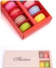 12 filiżanek papieru macaron box pakowanie szuflady typu biscuit ciasto czekoladowe pudełka na prezent na wesele