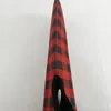 Weihnachten rot kariert Weinhalter Großhandel Rohlinge Neopren Buffalo Plaid Kühler Abdeckungen Hochzeit Geschenkverpackungen 35 Stück