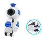 Venda quente Dancing Robot 360 Rotating Space Musical Walk Lighten Brinquedo Eletrônico Aniversário de Natal Melhores Gifs Para Crianças Brinquedos