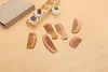 20Pcs Wooden Comb with handle Natural Health Peach Wood Anti-static Health Care Beard Comb Hairbrush Massager Hair Styling Tool