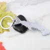 Flasköppnare Keychain Promotion Gift Shark Skräddarsydd Shark Shaped Zink Alloy Beer Bottle Opener Keychain Kvinnor Män Key Ringar DH1239