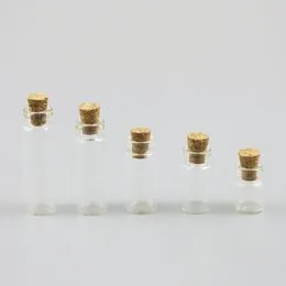 mini botellita de cristal tapón de corcho 0.5ml 10 piezas  Botellas de  vidrio pequeños, Frascos de vidrio pequeños, Manualidades con botellas