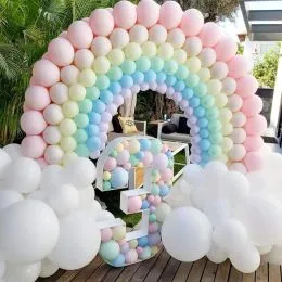 Kit De Globos Arco Guirnalda Zoologico Para Cumpleaños Niños