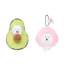 APOMOONS Avocat Doudou Fruit Peluche Avocat Jouet en Peluche Jouet Avocat Coussin pour Fête Cadeaux d'anniversaire Coussin de Dossier Canapé Coussin Rond Décoration Maison