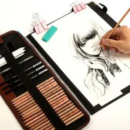  H & B 180 lápices de colores, juego de lápices de dibujo a base  de aceite, lápices de colores profesionales para adultos principiantes,  suministros de arte en caja de lata 