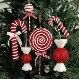 32 Décorations Sucettes De Noël En Bois - Lot De Pendentifs Arc-en-ciel à Suspendre Sur Sapin, Couronne Ou Cadeaux