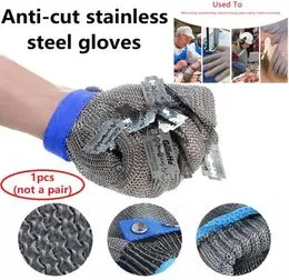  Guantes anticorte, 2 piezas, resistentes al corte, guantes de  trabajo de seguridad de acero inoxidable, guantes anticortes para trabajo  de cocina al aire libre (tamaño XS) : Herramientas y Mejoras del