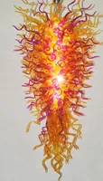 100% Mouth Blown lamp CE UL Borosilicate Murano Style Glass Dale Chihuly Art Beautiful Chandelier Ceiling Lamp Crystal Hotel Hall